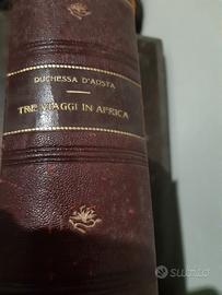 libro viaggi d' Africa 1913 primi 900