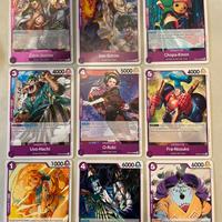 Lotto carte One Piece