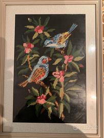 Quadro con tecnica mezzo punto