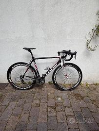 Bici da corsa LOOK con ruote Marchisio T800