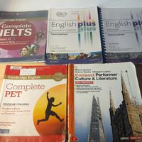 libri inglese per liceo, PET, IELTS e letteratura