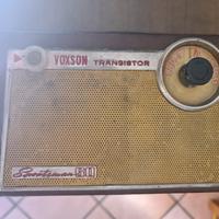 Storica radio antica della Voxson da collezione