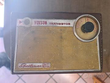 Storica radio antica della Voxson da collezione