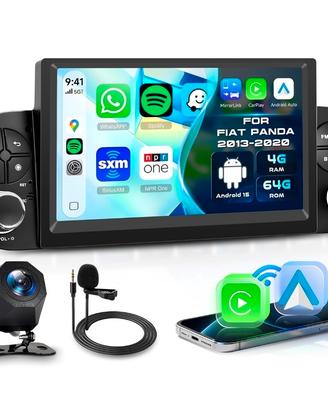 Fiat Panda Motorsi Autoradio Stereo