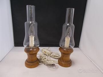 N.2 LAMPADE DA TAVOLINO/COMODINO "VINTAGE"