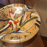 Piatto dipinto da Enrico Visani