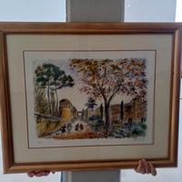 Litografia Michele Cascella