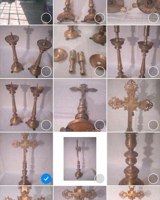 trittico religioso stile neoclassico 