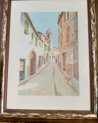 quadro Aldo Riso Litografia 