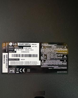 Ricambi LG 65UM7100PLA