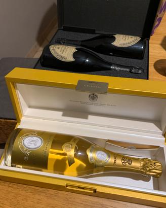 Champagne dom perignon e crystal