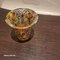 porta penne in vetro murrine di murano 