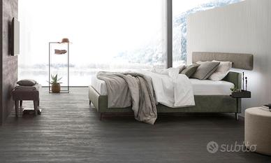 Denver - Letto matrimoniale moderno con led