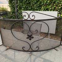 Parascintille per camino rotondo