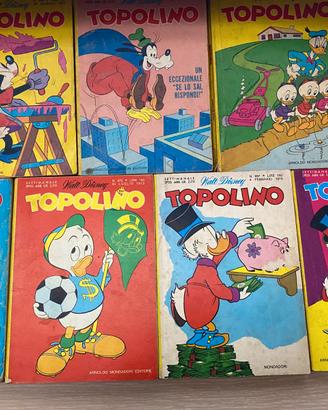 TOPOLINO LIBRETTO ANNI 1971/1976 - 8 volumi