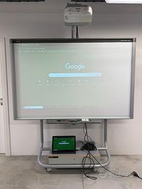 SMART Board 800 DViT + Proiettore + Supporto Mobil