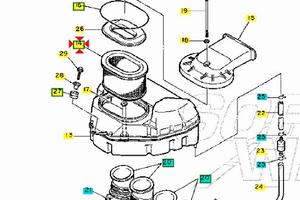 Filtro aria Yamaha FZR 1000 3GM144510000