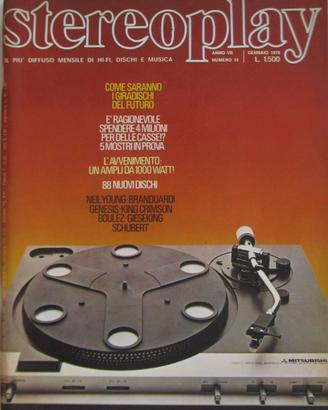 rivista STEREOPLAY numero 51 gennaio 1978