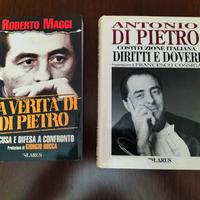 Set 2 libri su Antonio Di Pietro 