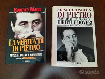 Set 2 libri su Antonio Di Pietro 