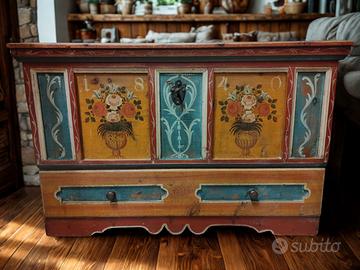 Cassapanca tirolese, Merano 1840