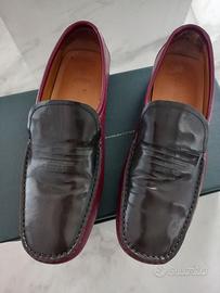 Mocassino Giorgio Armani uomo 41.5 vinaccia