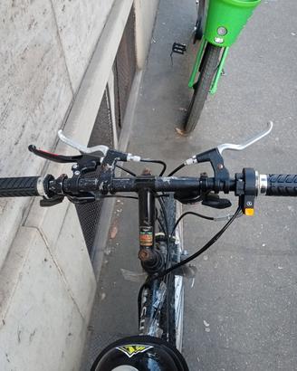 Bicicletta con motore a scoppio 50cc