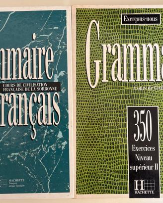 2 LIBRI GRAMMATICA FRANCESE SORBONA