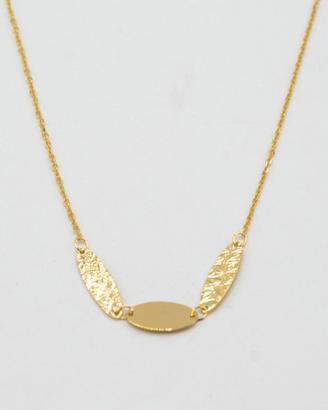 Collana in oro giallo 9 kt con centrale E.2360