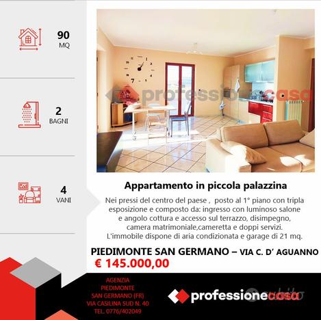 Appartamento con terrazzo e box,piccola palazzina