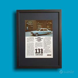 Pubblicità originale poster auto Fiat 131 - 1976