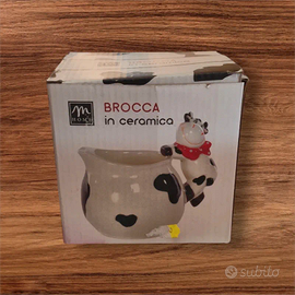 Brocca in ceramica mucca della home