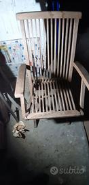 sedia pieghevole NOVA TEAK COLLECTION
