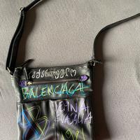 Borsa a tracolla Balenciaga Graffiti Unisex