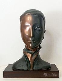 Scultura in bronzo di Virgilio Guidi