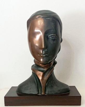 Scultura in bronzo di Virgilio Guidi