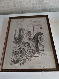 Litografia Ettore Giaccaglia