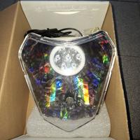 faro ktm rgb multicolor in carbonio olografico