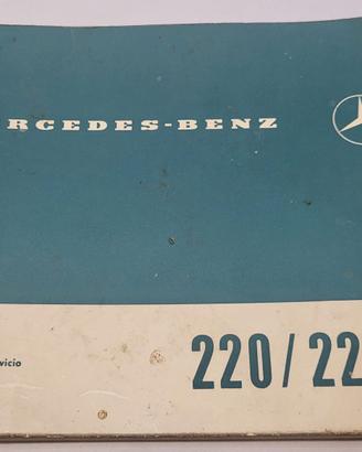 Mercedes 220/220S libretto Uso e manutenzione