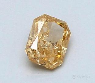 Diamante naturale vivid yellow con certificato