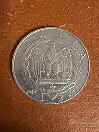 Moneta 2 Lire 1940 Vittorio Emanuele