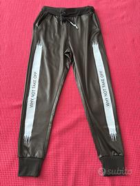 Pantaloni ADREXX acetato lucido verde