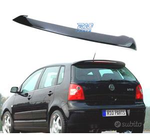 SPOILER VOLKSWAGEN VW POLO MK4 01-09 ABS NERO LUCI