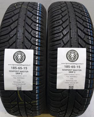 2 GOMME 185 65 15 SEMPERIT A63171