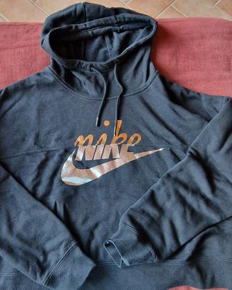 Felpa nike nera corta