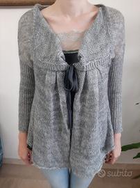 Cardigan in misto lana