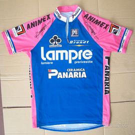 maglia LAMPRE COLNAGO PANARIA  vintage collezione