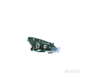 FARI OPEL CORSA D 06-10 ANGEL EYES + LED SFONDO NE