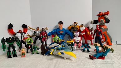 Action Figures mix 15 pz Supereroi vari