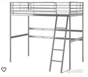 Letto a soppalco una piazza e mezza